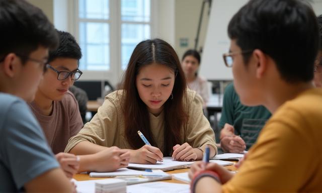 Creative writing workshop participants in Singapore